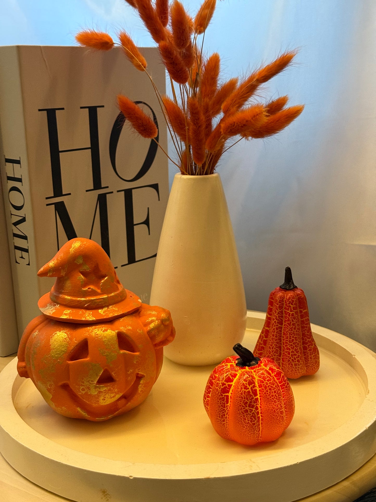 Calabaza Encantada con Sombrero de Bruja