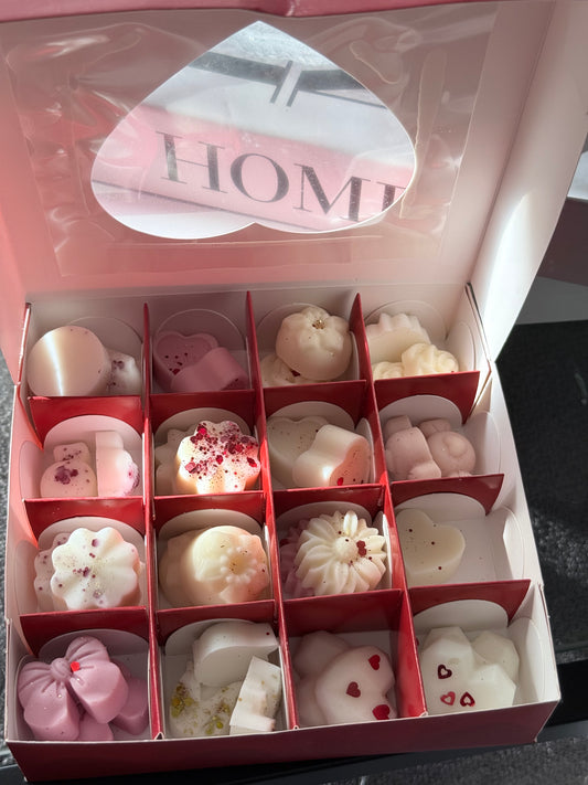 Caja Regalo de Wax Melts Artesanales – Edición Corazón