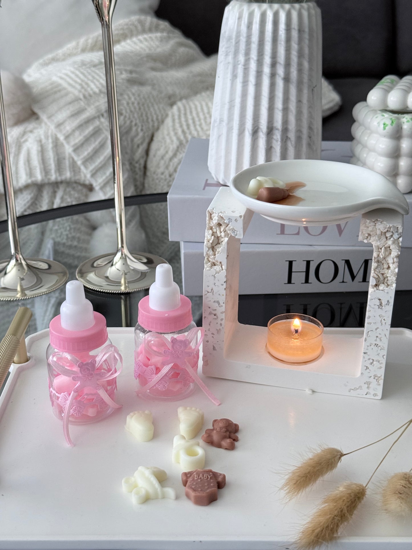 🍼🩷 Biberón Aromático Baby Shower Rosa