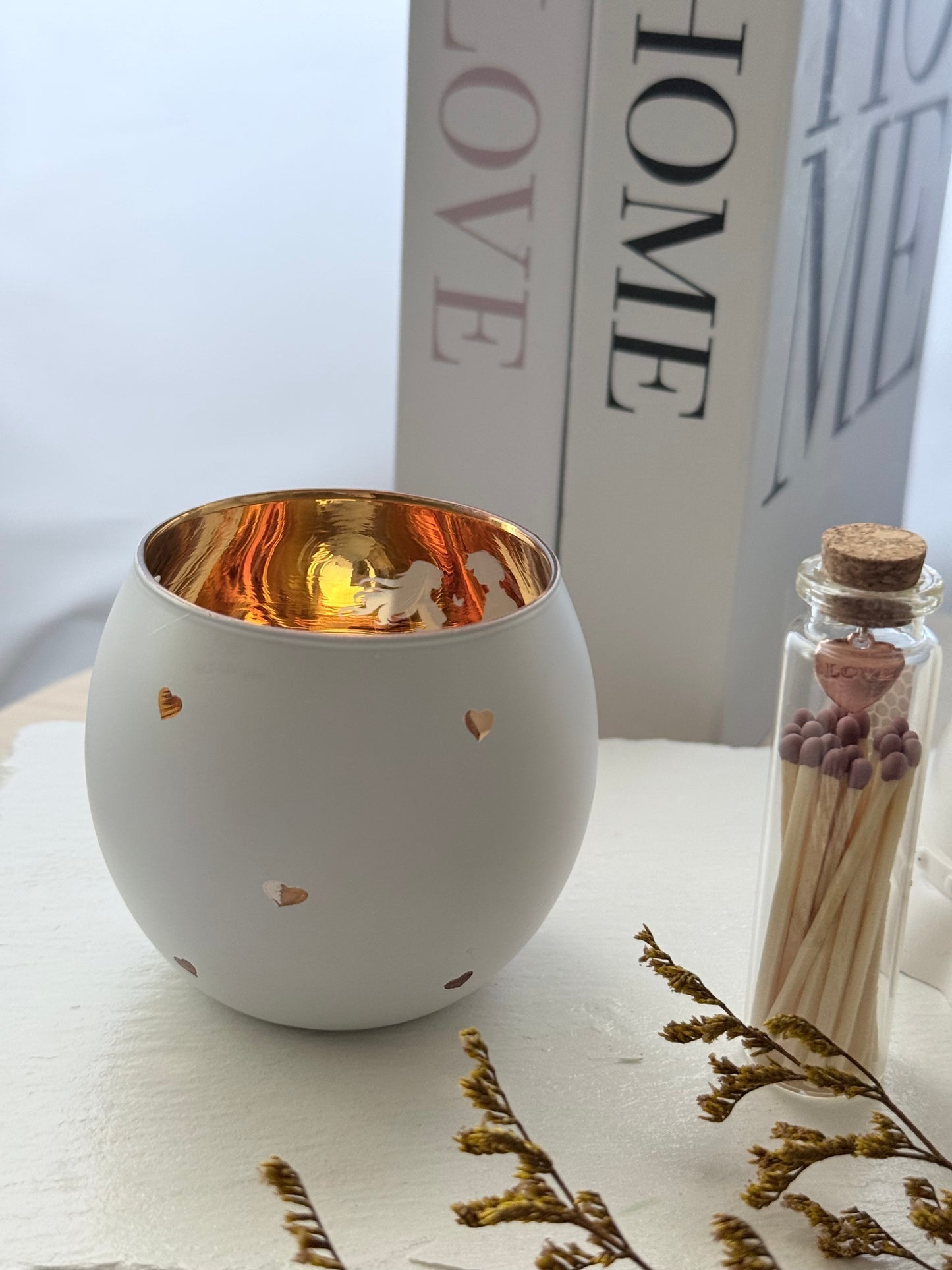 Porta Velas Amor Eterno – Edición San Valentín