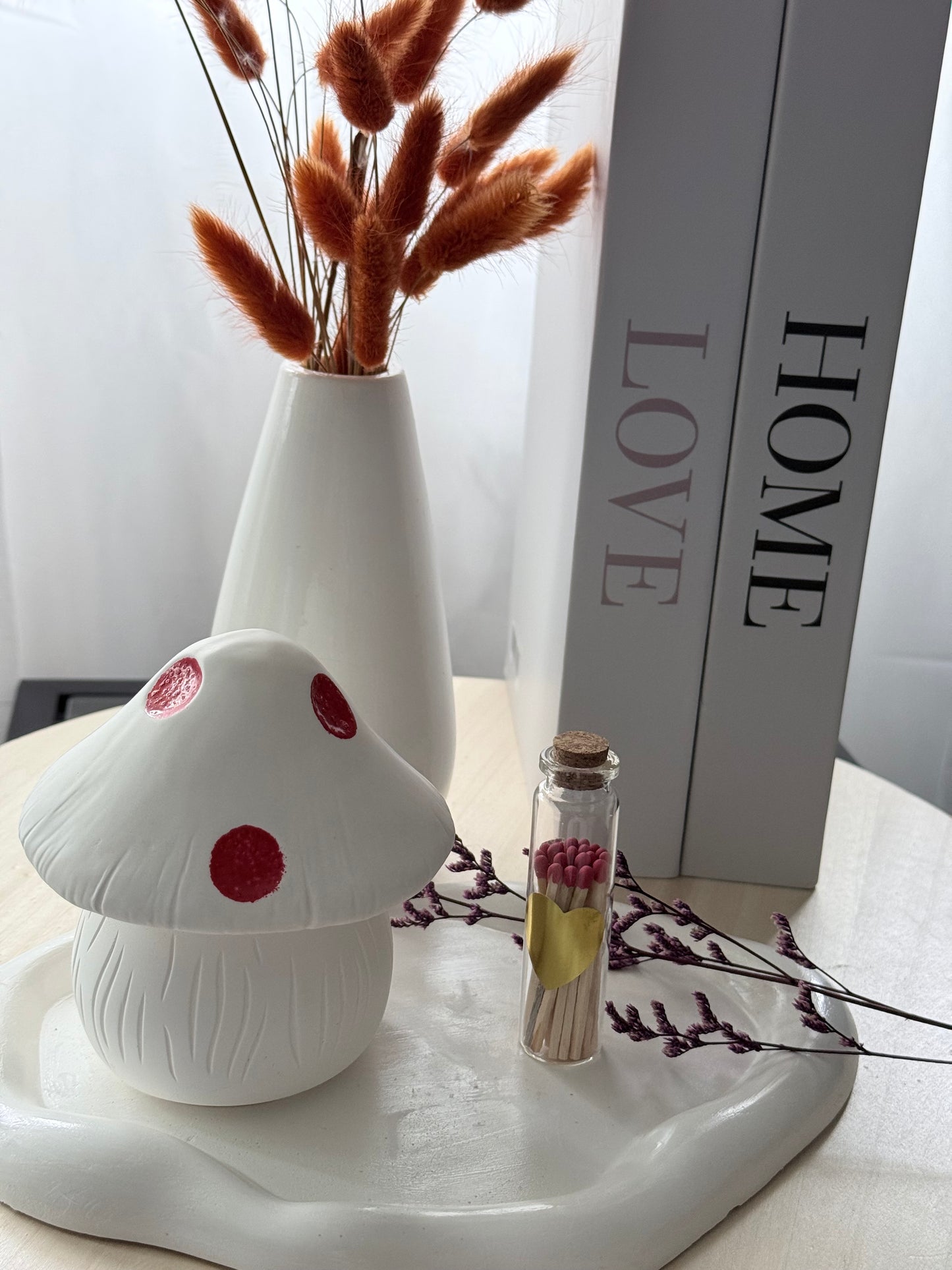 🍄 Porta Velas “Hongo Encantado”