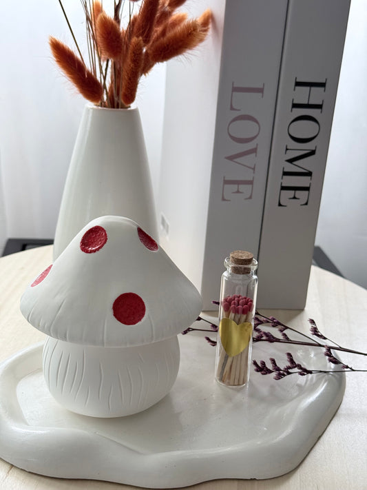 🍄 Porta Velas “Hongo Encantado”