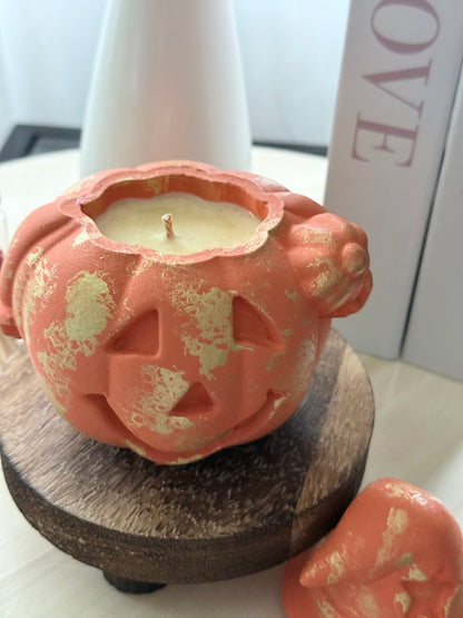 Calabaza Encantada con Sombrero de Bruja
