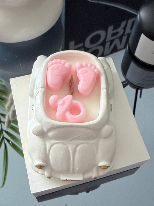 “Velita Baby Car – Dulce Bienvenida”