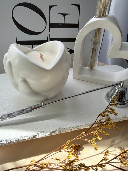 Vela artesanal de lavanda