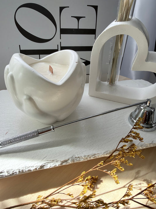 Vela artesanal de lavanda