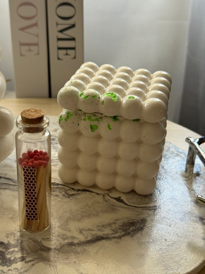 Vela Artesanal de Canela y Naranja