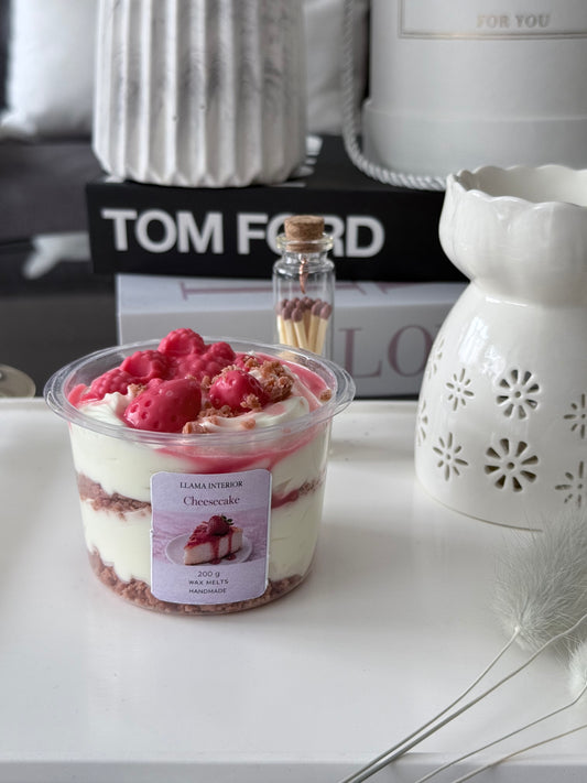 Cheesecake de Fresa – Wax Melt Cuchareable