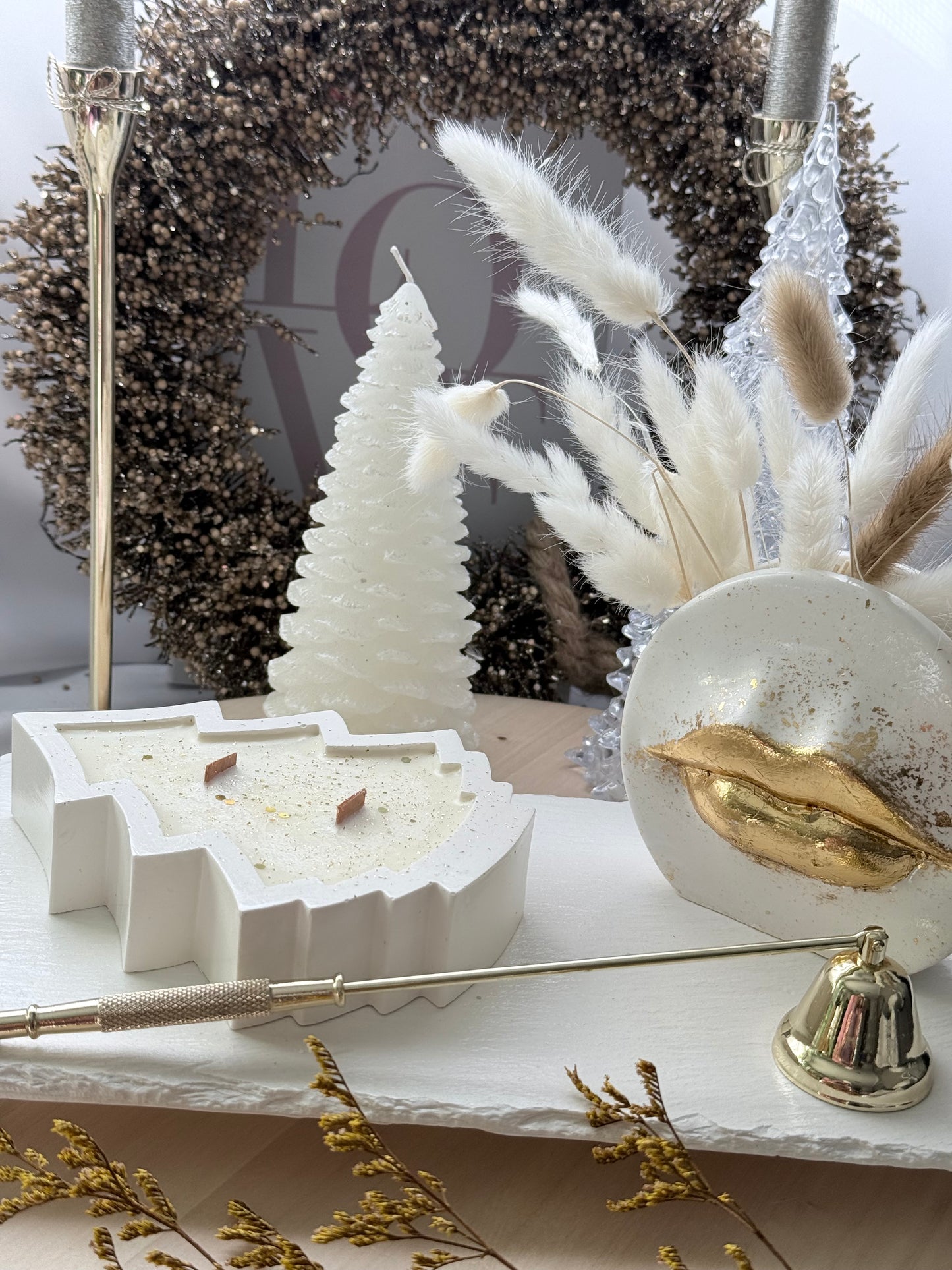 🎄 Vela Árbol de Abeto — Esencia Invernal y Diseño Artesanal