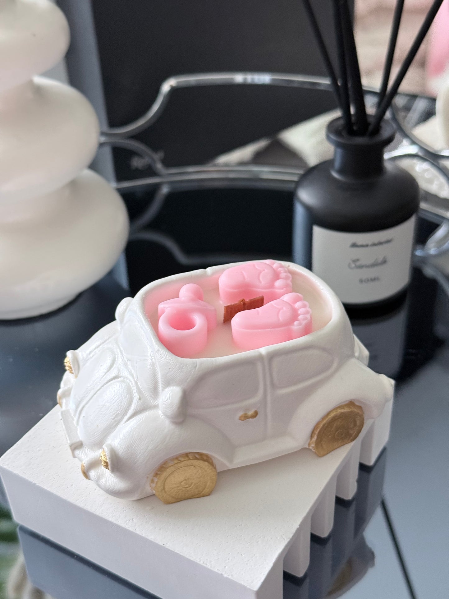 “Velita Baby Car – Dulce Bienvenida”
