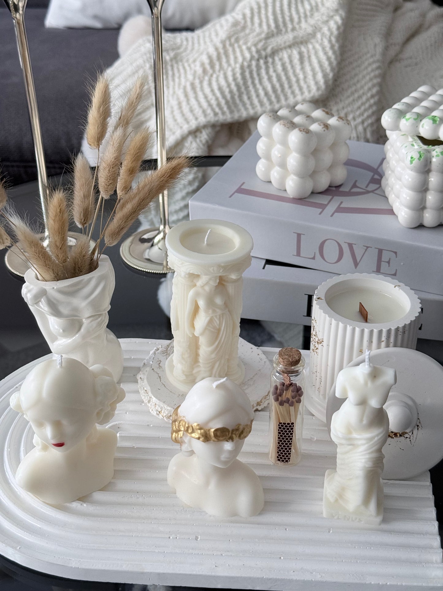 ✨ Colección Clásica Atenea | Set Decorativo Artesanal
