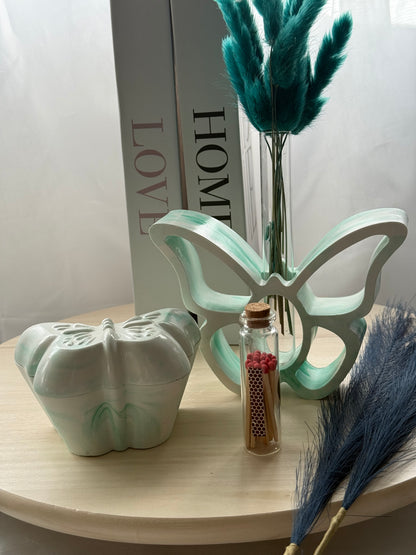 Florero mariposa