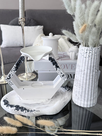 Set decorativo artesanal en resina ecológica