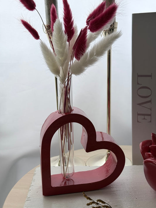 Florero Decorativo en Forma de Corazón