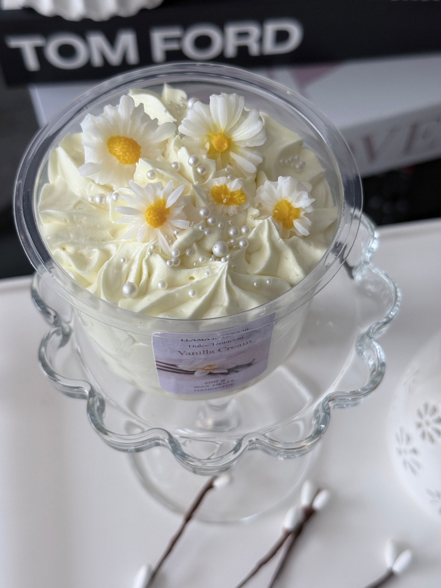 Nube Cremosa de Vainilla – Wax Melt Cuchareable