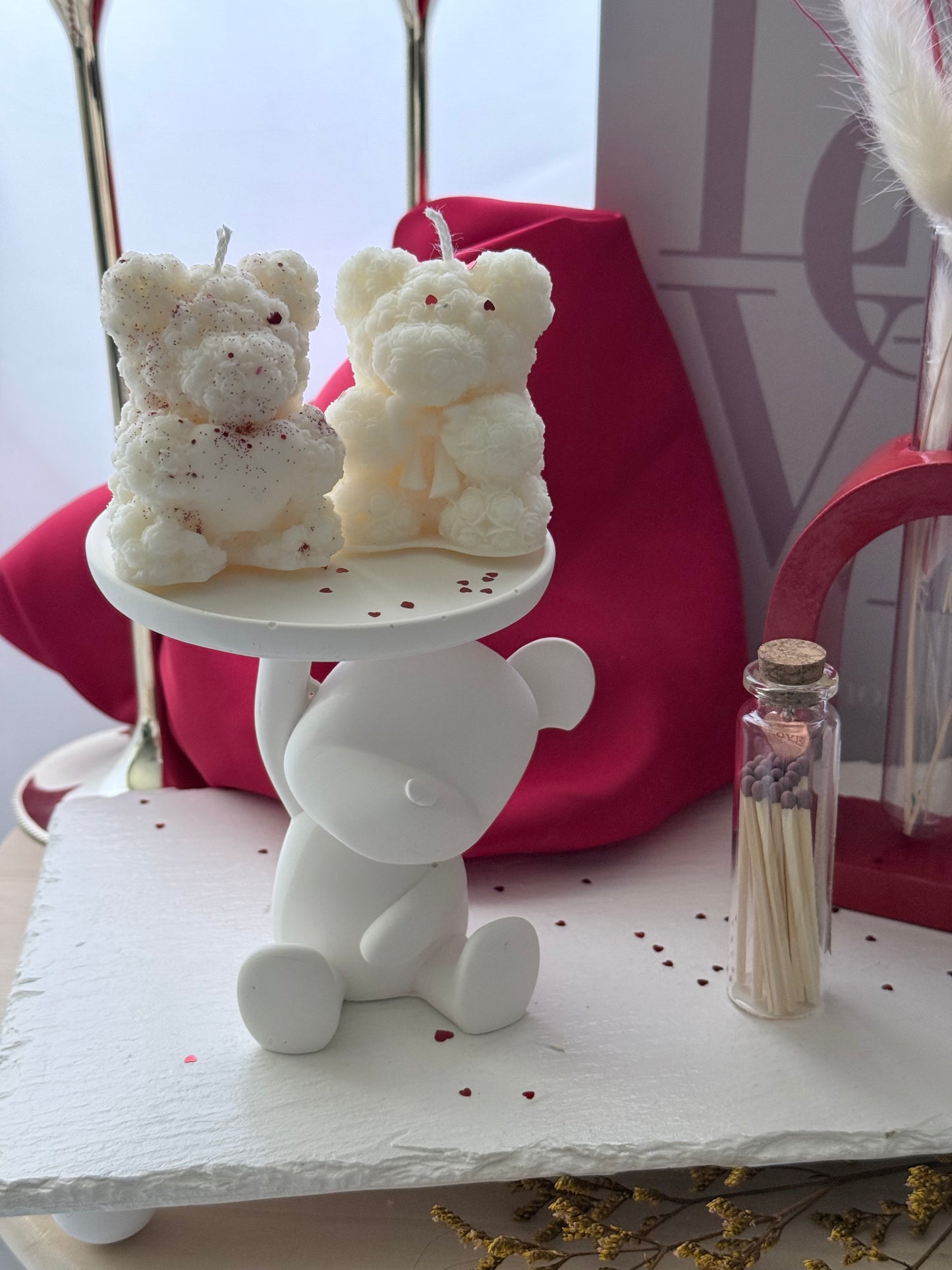 Ositos de Vela San Valentín