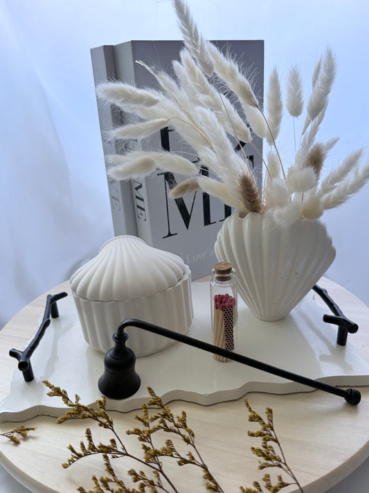 Vela artesanal de jazmín y sándalo