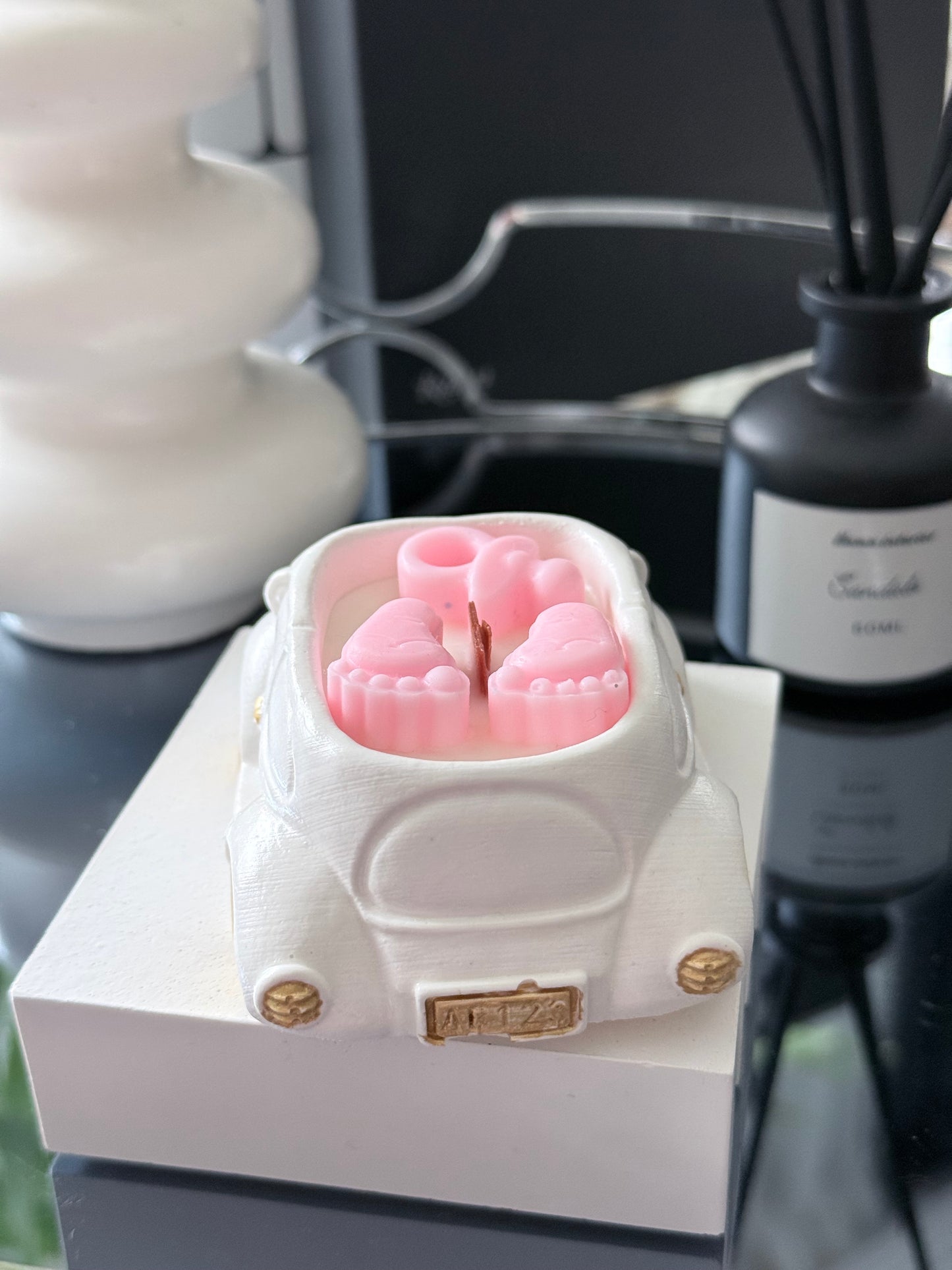 “Velita Baby Car – Dulce Bienvenida”