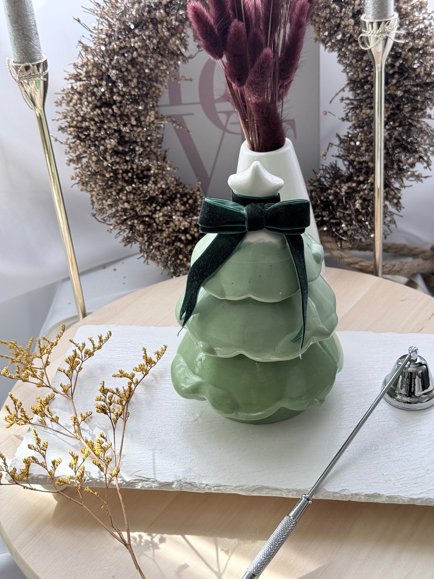 Vela árbol de Navidad