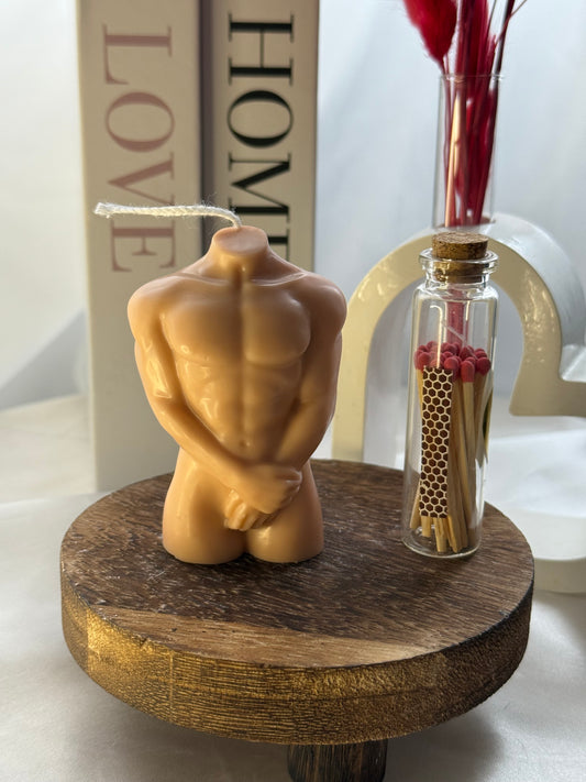 Vela Torso Masculino – Fuerza y Protección