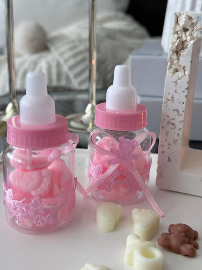 🍼🩷 Biberón Aromático Baby Shower Rosa