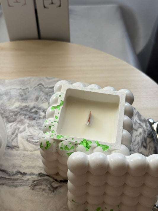 Vela Artesanal de Canela y Naranja