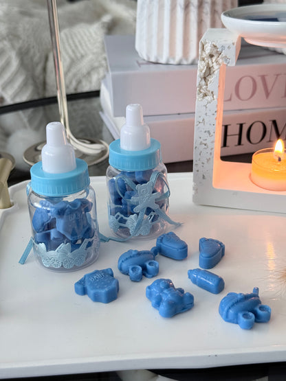 🍼💙 Biberón Aromático Baby Shower – Recuerdo Personalizado
