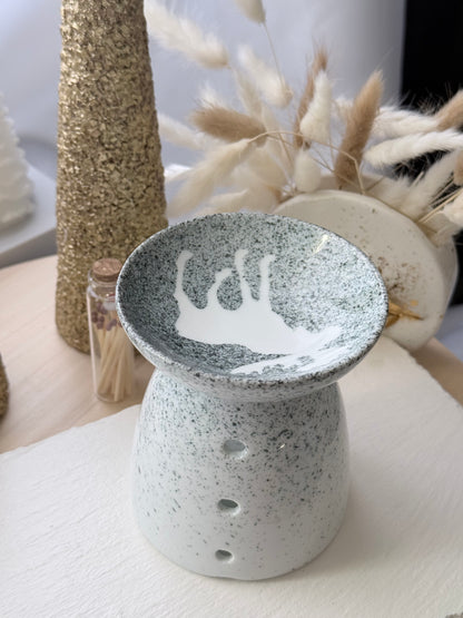 Quemador de Cerámica Invernal – Diseño Reno