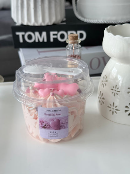Bombón Rosa – Wax Melt Cuchareable