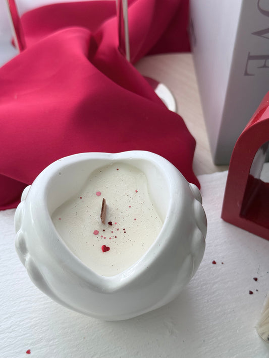 Vela Corazón Artesanal – El Detalle Perfecto para San Valentín