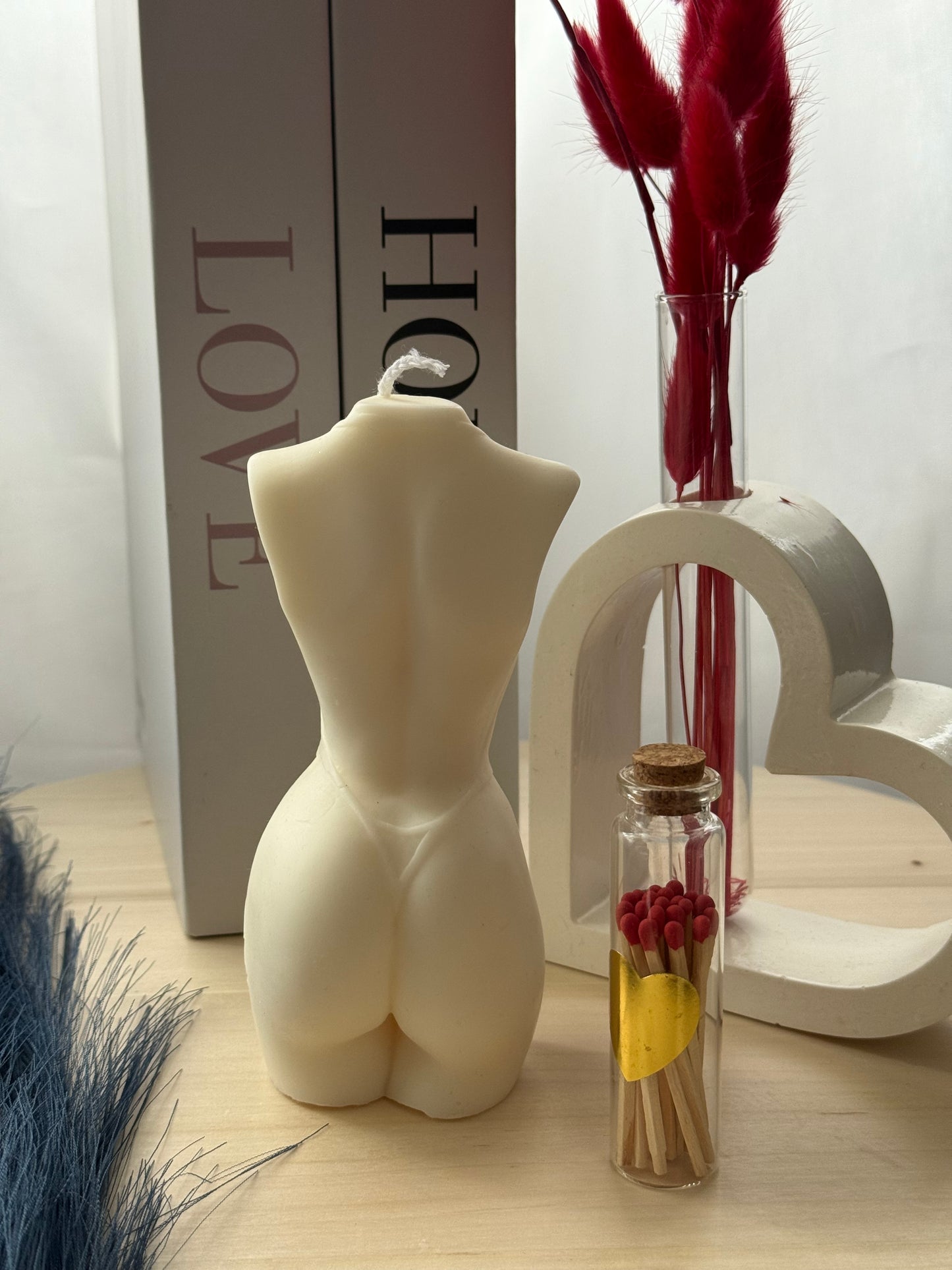 Vela decorativa cuerpo de mujer