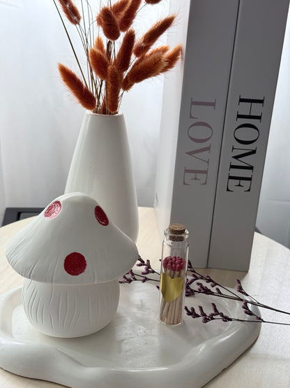 🍄 Porta Velas “Hongo Encantado”