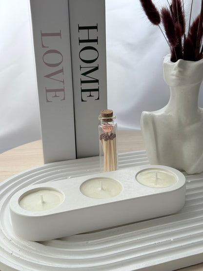 Porta Velas Doble Minimal