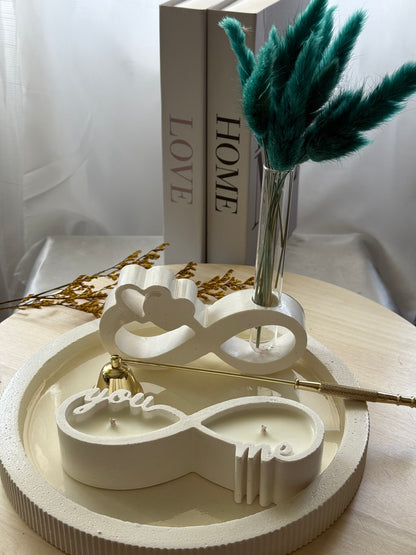 Vela artesanal “You & Me” – Jazmín & Almizcle