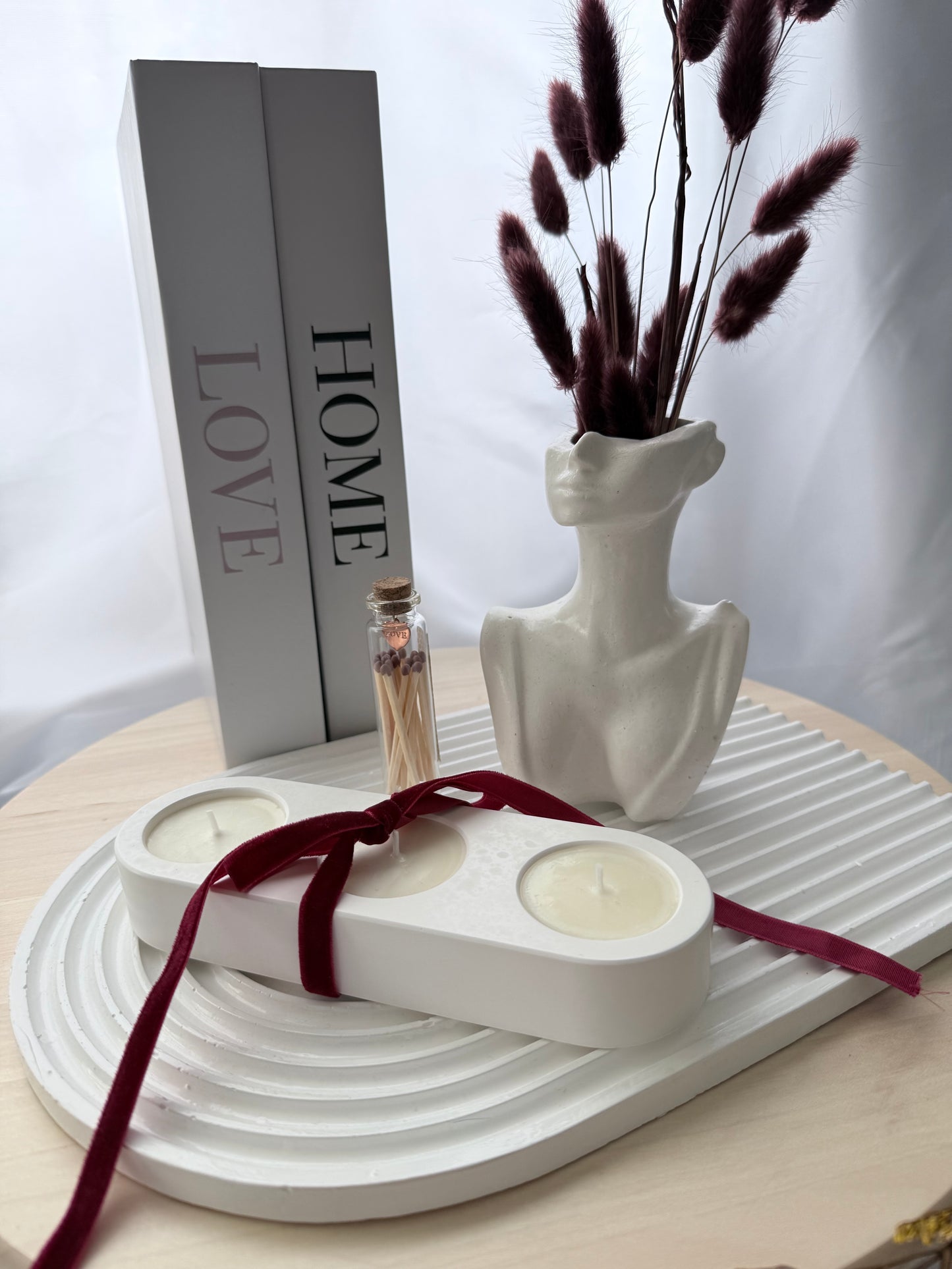 Porta Velas Doble Minimal