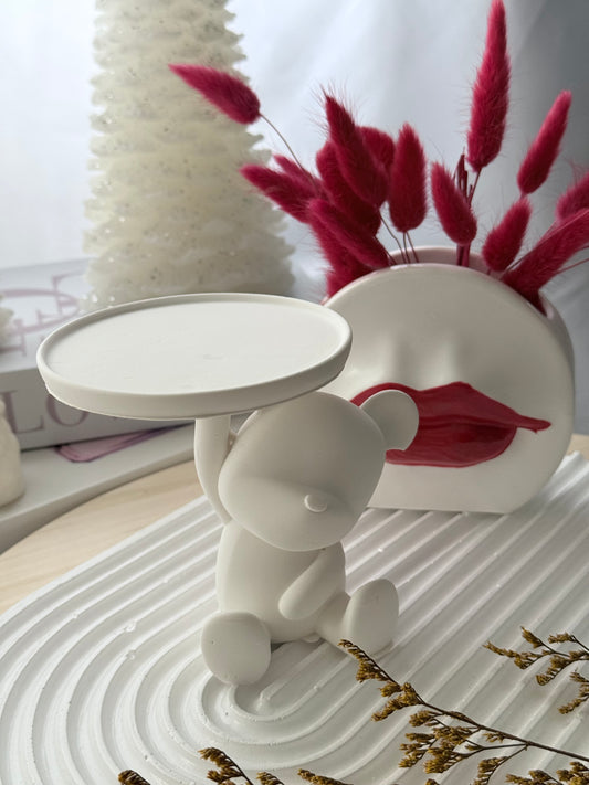 Osito Porta Velas de Amor – Resina Ecológica San Valentín